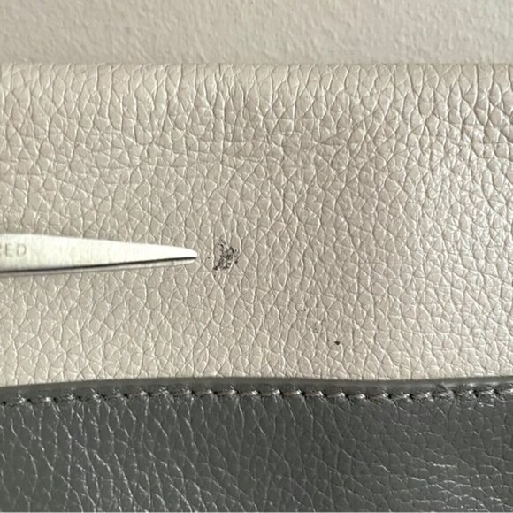 Nordstrom Halogen Gray Fremont Leather Crossbody Flap Bag - Picture 6 of 10